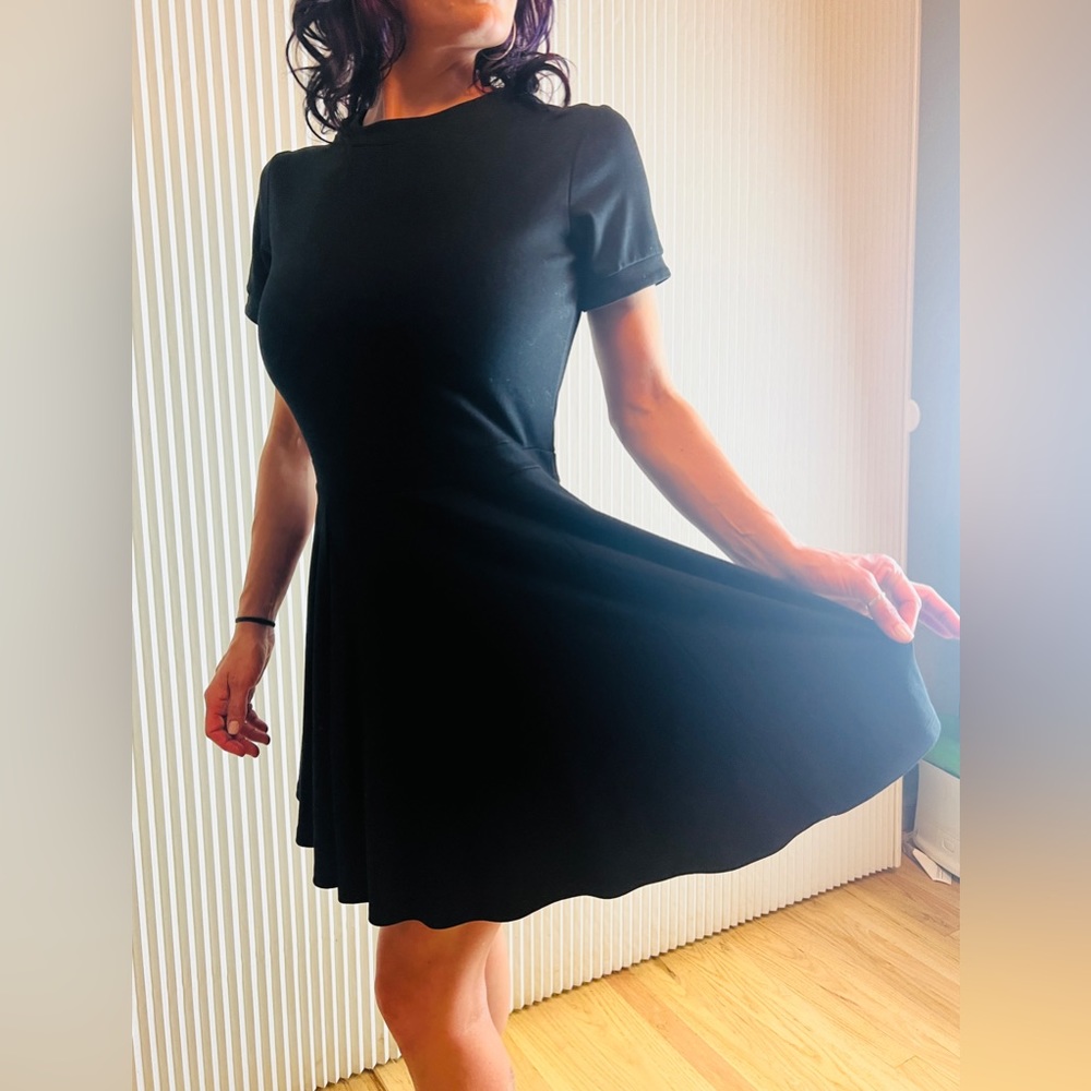 Little black dress with flare